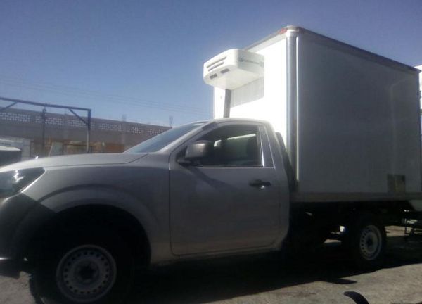 Small refrigerator for trucks