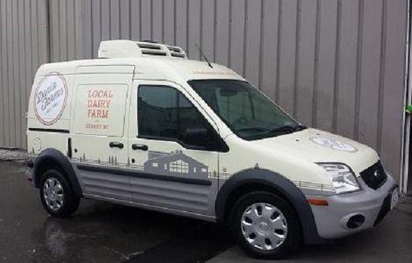 Electric freezer for vans