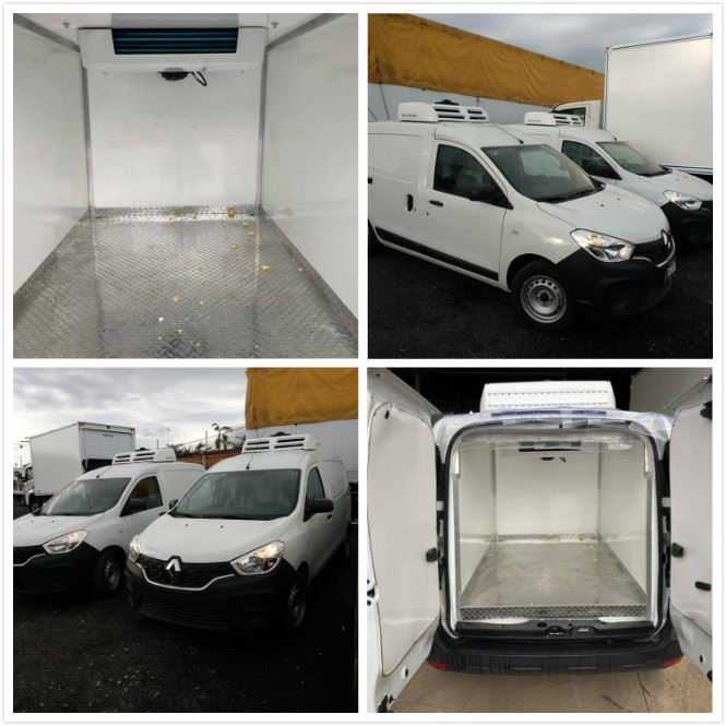 corunclima refrigeration units for vans installed on Renault van 