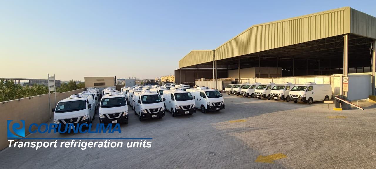 van refrigeration unit C300T working in UAE
