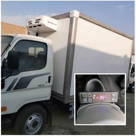 Refrigeration Unit For Trucks V300f Installed In Latin America