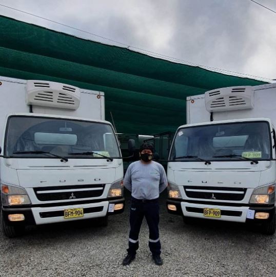 Truck Reefer Units V650F Installed In Peru
