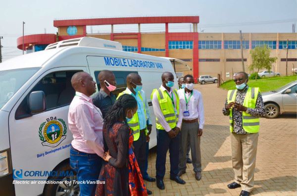 Electric air conditioner for bus in africa