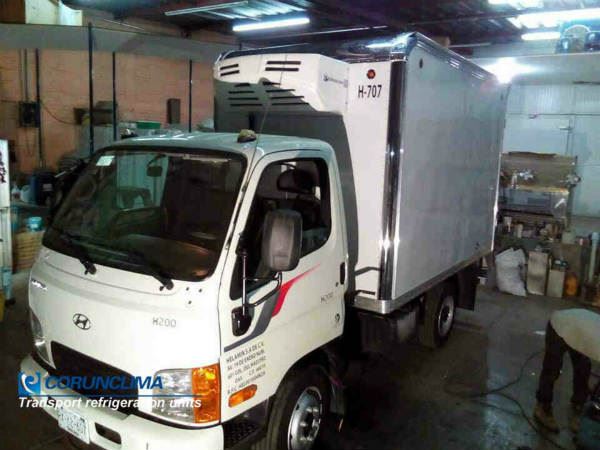 Corunclima truck refrigeration system in Mexico.