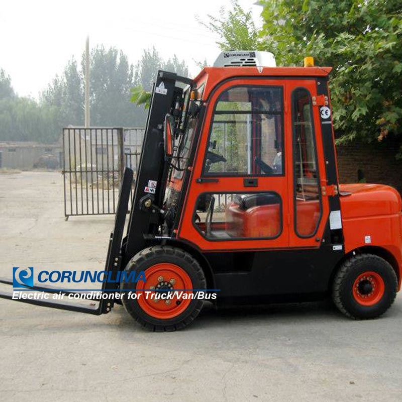 Electric forklift air conditioner