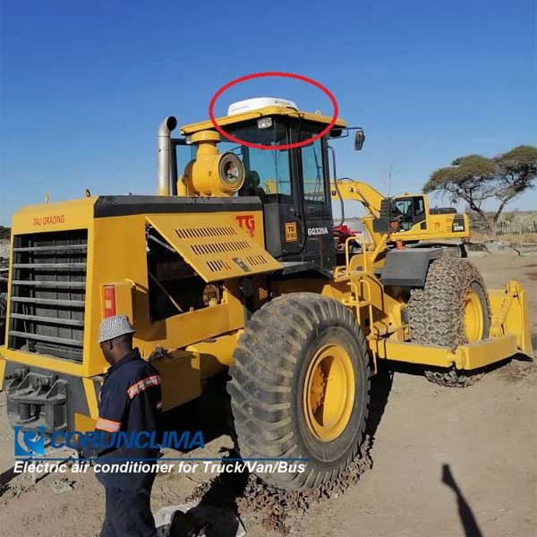 Air Conditioner For Backhoe Loader